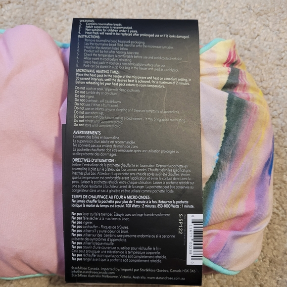 Star + Rose Heat Pack with Colorful Design - Picture 4 of 4